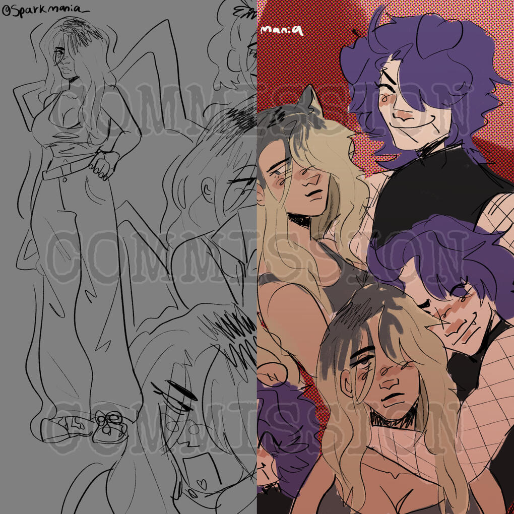 doodle page + colored